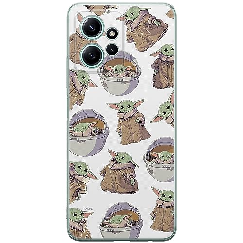ERT GROUP etui na telefon Xiaomi REDMI NOTE 12 4G, case oryginalny i oficjalnie licencjonowany przez Star Wars, wzór Baby Yoda 028, optymalnie dopasowane, plecki z TPU
