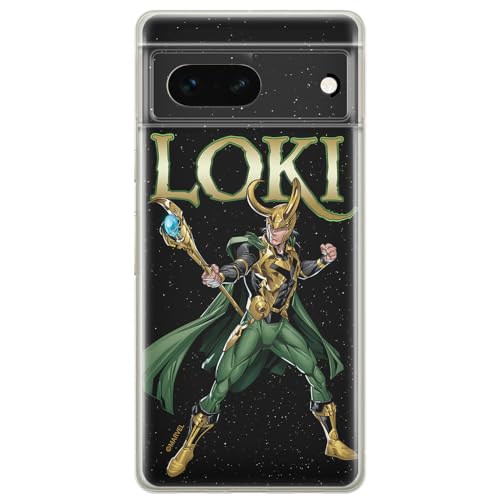 ERT GROUP etui na telefon Google PIXEL 7, case oryginalny i oficjalnie licencjonowany przez Marvel, wzór Loki 002, optymalnie dopasowane, plecki z TPU