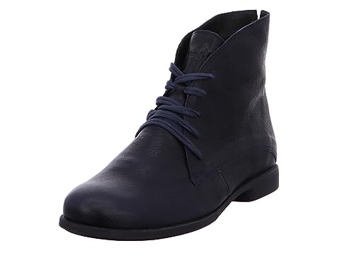 Think! Damskie botki bez chromu, garbowane, lekko wyściełane, 8000 Navy, 39.5 EU
