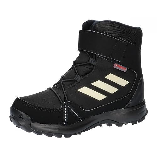adidas Terrex Snow Velcro Cold.rdy Winter, Shoes-High (Non-Football) Unisex-Dla dzieci i młodzieży, Czarny Rdzeń Czarny Chalk White Grey Four, 34 EU
