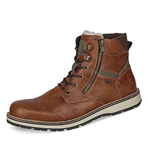 Rieker Męskie buty sznurowane 38425, brązowe, 44 EU, brązowy, 44 EU