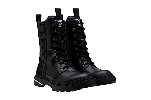 Replay Joplin 9 modne kozaki dziewczęce, 003 Black, 37 eu