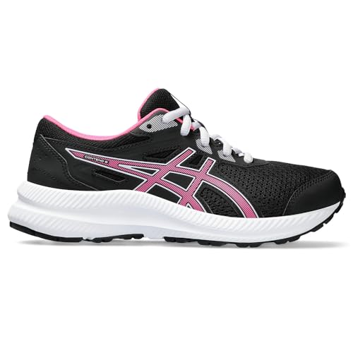 ASICS Contend 8 Gs sneakersy chłopięce, Black Hot Pink, 39.5 EU