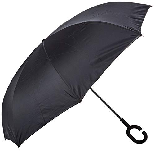 Impliva parasol Inside Out, podwójny koc, re. wiatr, niebieski/czarny, jeden rozmiar, Niebieski/Czarny, Taille unique