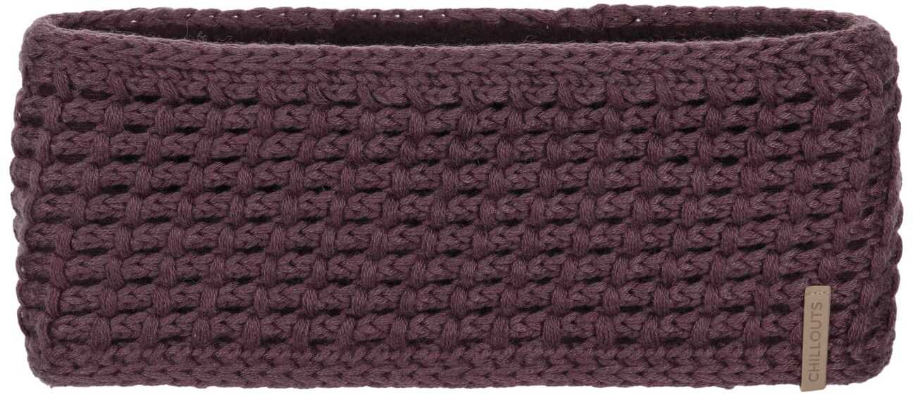 Opaska na Czoło Uni Cleo by Chillouts, śliwkowy, One Size