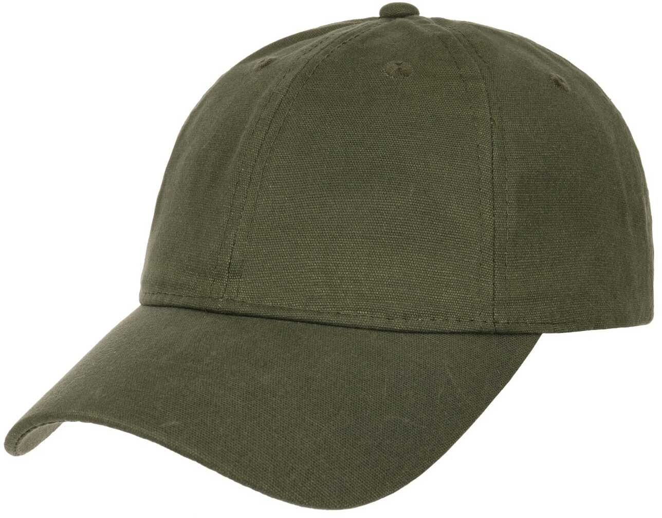 Waxed Bauwolle Cap by Lipodo, oliwkowy, One Size