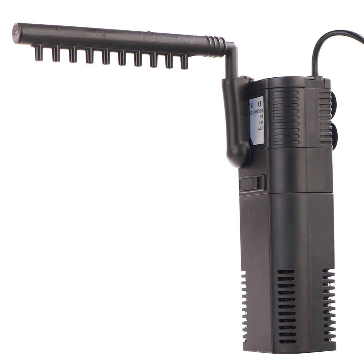 SUNSUN AQUAFILTER HI-JET 6 - FILTR WEWNĘTRZNY 450L/H