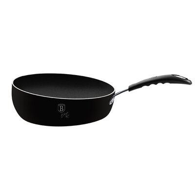 Berlinger Haus Black Professional Line Głęboka 26 Cm Czarna Patelnia Granitowa Nieprzywierająca