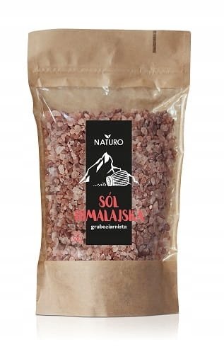 Sól himalajska gruboziarnista 500g / Naturo