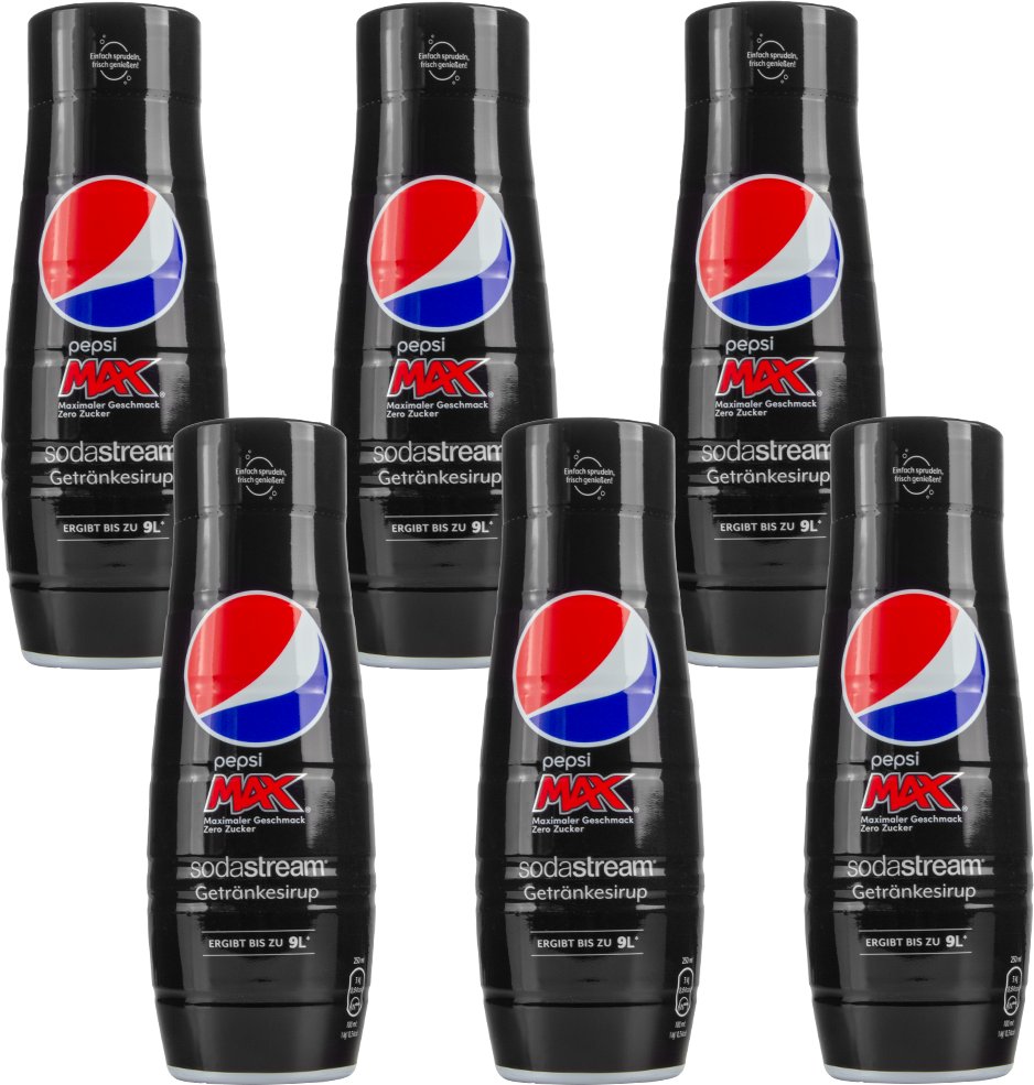 Syrop do SodaStream Pepsi Maxi Bez Cukru 440 ml x6