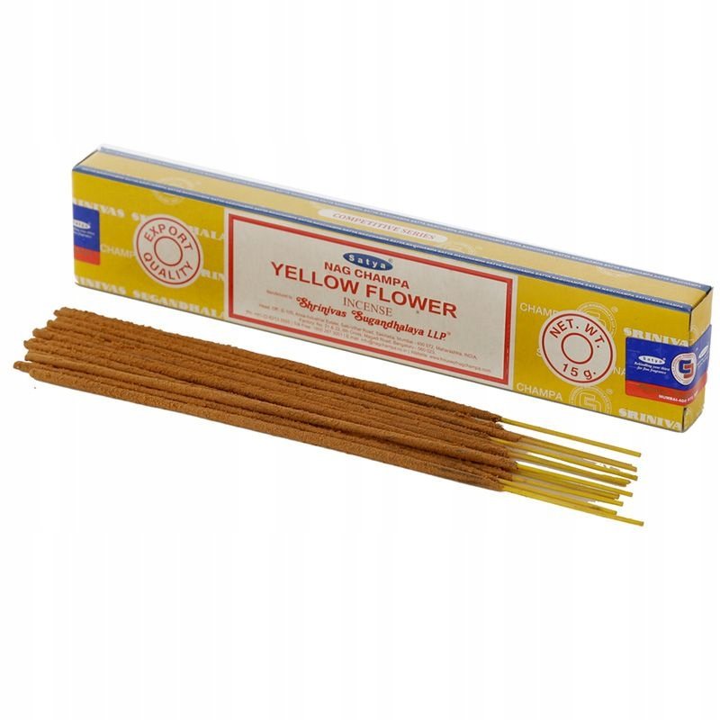 Kadzidełka Satya Nag Champa Yellow Flower 15g