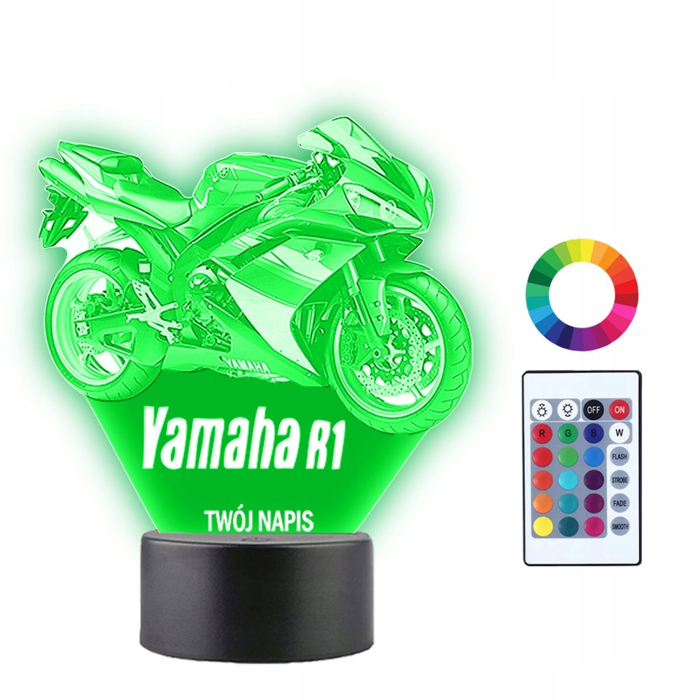 Lampka Nocna 3D Led Yamaha R1 Prezent
