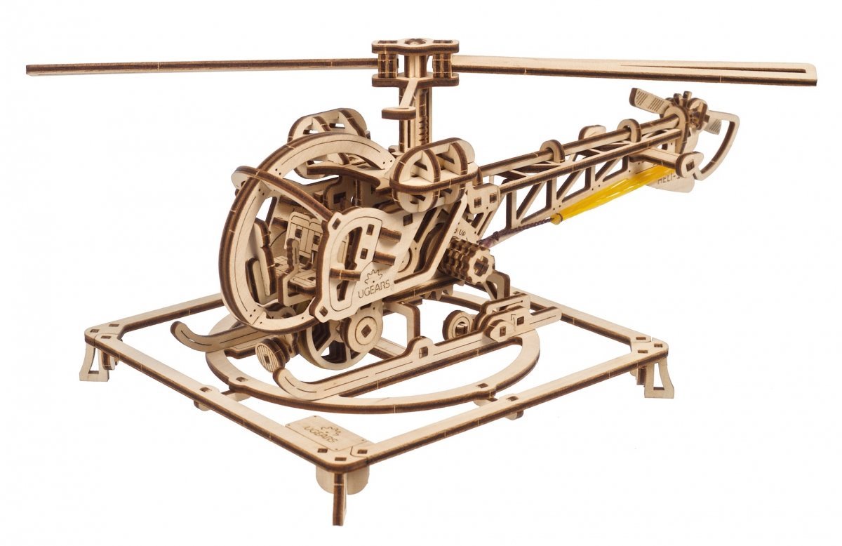 Puzzle 3D Drewniane Mini Helikopter uGEARS