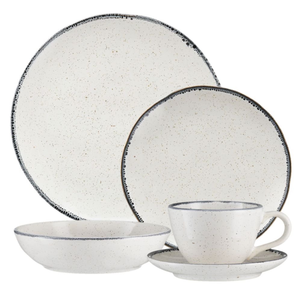 Serwis obiadowo kawowy na 6 osób VANILLA VILLA ITALIA