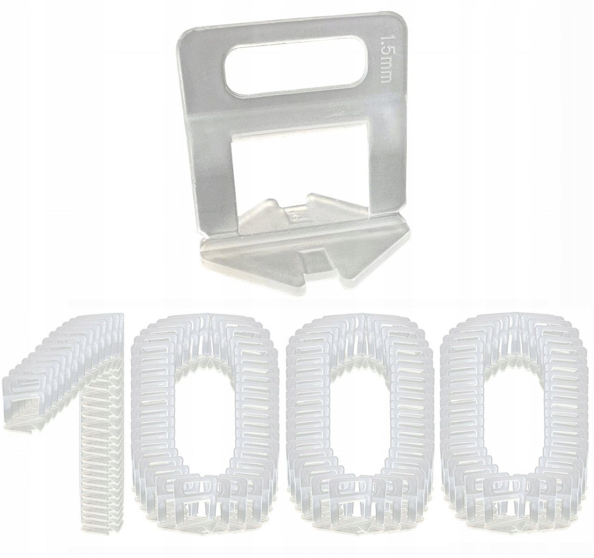 Klips Do Poziomowania Płytek 1.5 Mm (Zestaw Po 100 Sztuk) X10