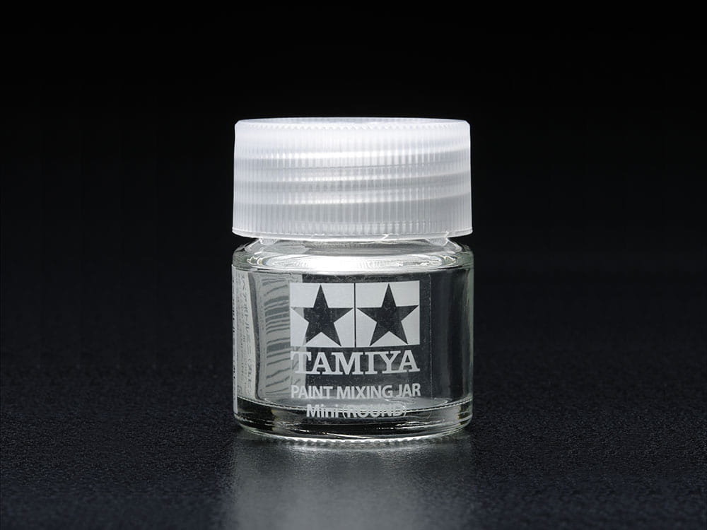 Tamiya 81044 Szklana butelka na farbę 10ml Paint Mixing Jar