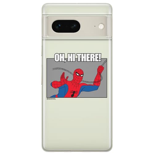 ERT GROUP etui na telefon Google PIXEL 7, case oryginalny i oficjalnie licencjonowany przez Marvel, wzór Spider Man 032, optymalnie dopasowane, plecki z TPU częściowo przeźroczyste