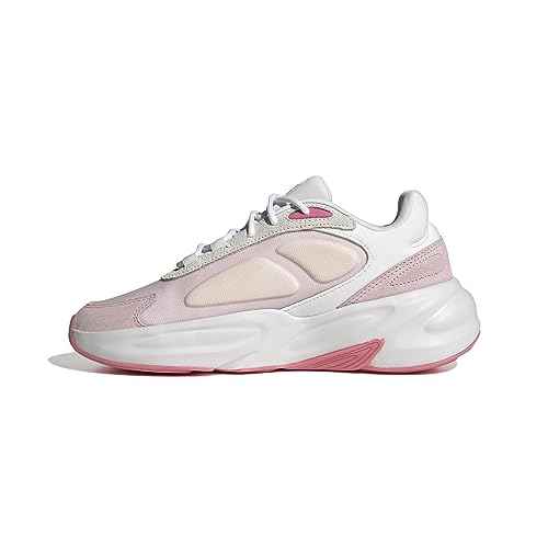 adidas Damskie trampki Ozelle Cloudfoam Lifestyle do biegania, Prawie różowy kryształ biały różowy fusion, 43 1/3 EU