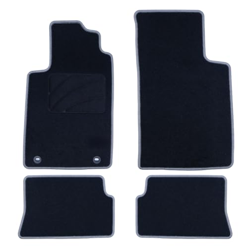 OCC DESIGN Dywan Na Zamówienie Renault Megane I Cabrio (1997-2003) 5Pz Grinder Ciemny Szary