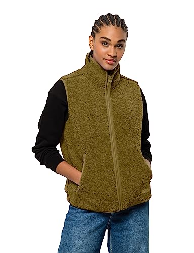 Jack Wolfskin Damska kamizelka HIGH Curl W polarowa kamizelka, Cottage, XS, Cottage, XS