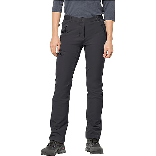 Jack Wolfskin Damskie spodnie z kamieni, czarne, 46/S
