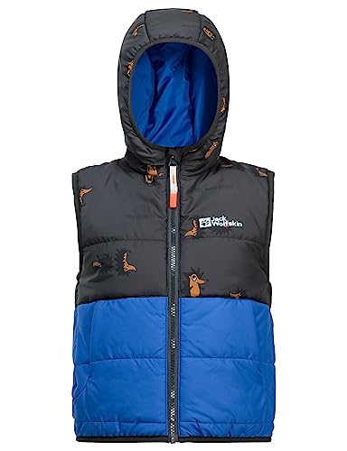 Jack Wolfskin GLEELY INS HOODED VEST K, Sky nordyckie, 140