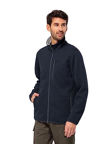 Jack Wolfskin Męska kurtka Robson Fjord, niebieski (Night Blue), M (DE)
