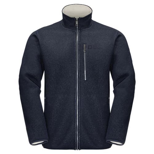 Jack Wolfskin Męska kurtka Robson Fjord, niebieski (Night Blue), S