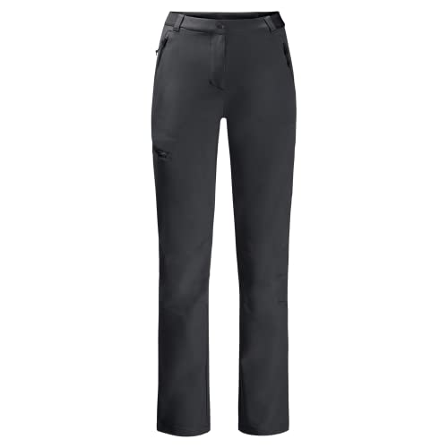 Jack Wolfskin Damskie spodnie z kamieni Geigelstein, czarne, 38/L