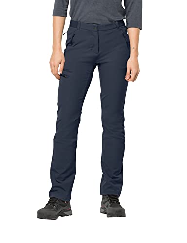 Jack Wolfskin Damskie spodnie z kamieni jajkowatych, Night Blue, 40