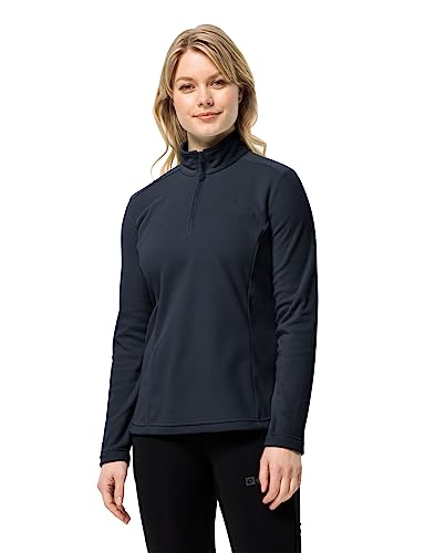 Jack Wolfskin Damski sweter Taunus HZ W, Night Blue, L, niebieski (Night Blue), L