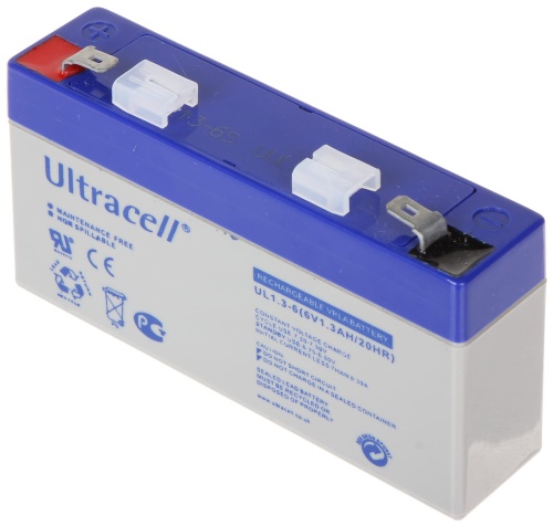 Ultracell Akumulator UL 1.3-6 6V/1.3AH-UL 6V/1.3AH-UL
