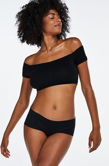Hunkemöller Niewidzialne szorty Czarny