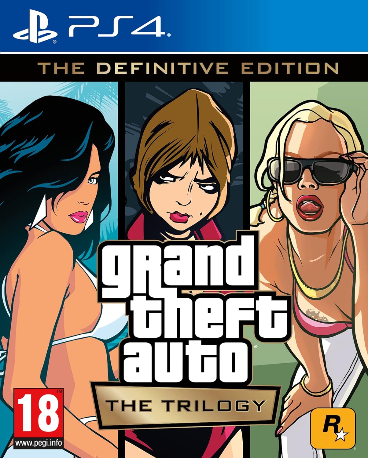 GTA - Grand Theft Auto : The Trilogy - The Definitive Edition PL/EN  (PS4)