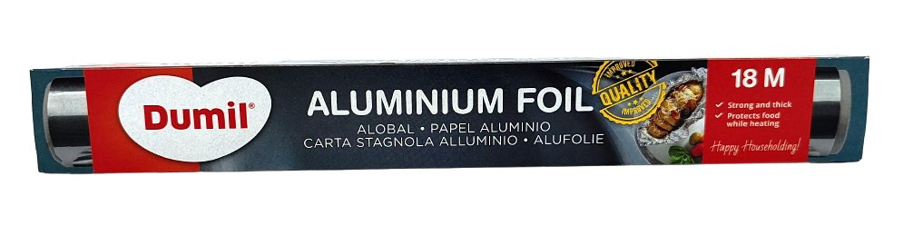 Folia aluminiowa Dumil 180 cm x 29 cm
