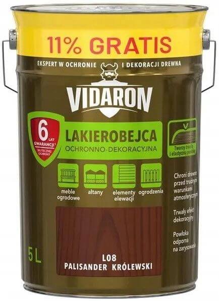 Lakierobejca Palisander Królewski L08 5 L Vidaron
