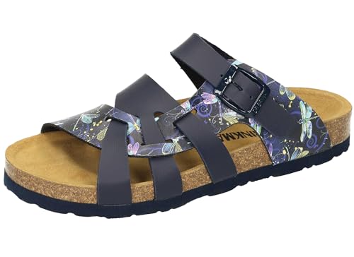 Dr. Brinkmann Damskie kapcie płaskie 700461-05, niebieski, 38 EU