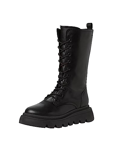 Tamaris Damskie botki 1-1-25282-41, czarna skóra, 38 EU