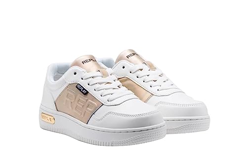 Replay Dziewczęce sneakersy Epic Jr 2, 3287 White Iridescent, 31 EU