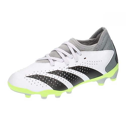 adidas Unisex Accuracy.3 Buty piłkarskie Multi Ground Shoes, Ftwr biały rdzeń czarny klarowna cytryna, 28.5 EU