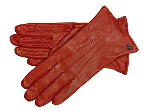 Roeckl Smart Classic Nappa rękawiczki damskie z funkcją dotykową - czerwone (445) - 21,5 cm (8)