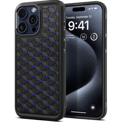 Obudowa dla telefonów komórkowych Spigen Cryo Armor na Apple iPhone 15 Pro Max (ACS06603) Czarny/Niebieski