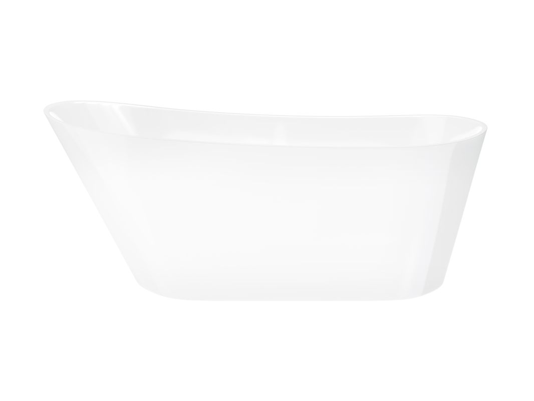 Corsan Estella Wanna wolnostojąca 170x74 cm biała z wykończeniem złotym E302XLGL - odbiór osobisty: Kraków, Warszawa