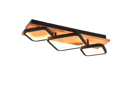 Rama lampa sufitowa 3xLED/32W czarna 643210332