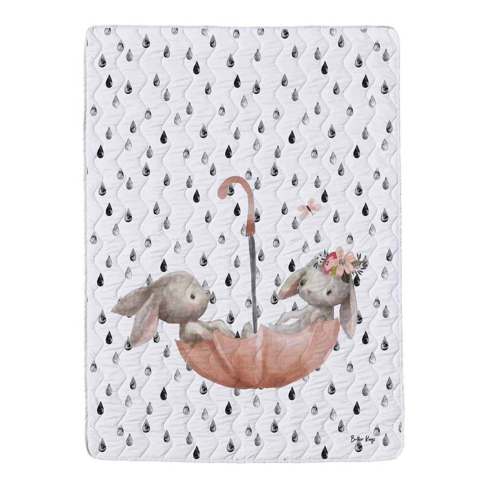 Biały zestaw do łóżeczka – Butter Kings