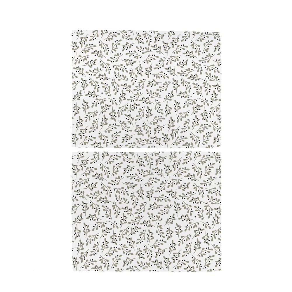 Tekstylna mata stołowa 2 szt. ze świątecznym motywem 35x45 cm – Butter Kings