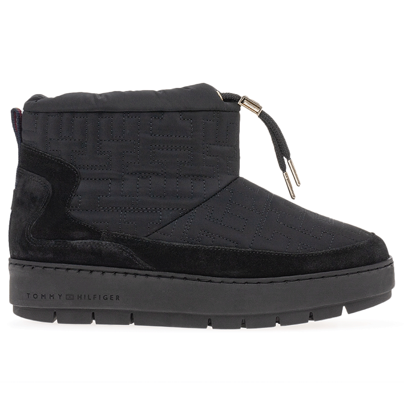 Buty Tommy Hilfiger Tommy Monogram Snowboot FW0FW07637-BDS - czarne