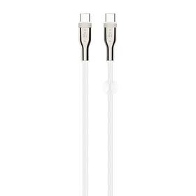 Kabel FIXED USB-C/USB-C s podporou PD, 100W, 1,2m (FIXDB-CC12-WH) Biały