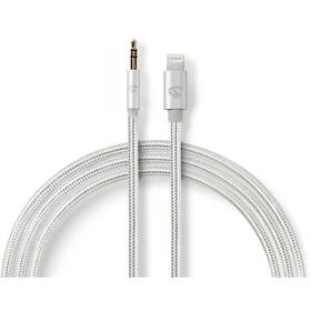 Kabel Nedis Lightning/3,5 mm jack, MFi, 1 m (CCTB39940AL10) Srebrny