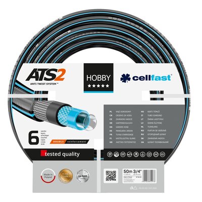 Cellfast Wąż ogrodowy Hobby ATS2 6 warstw 3/4 x 50m marki 16-221